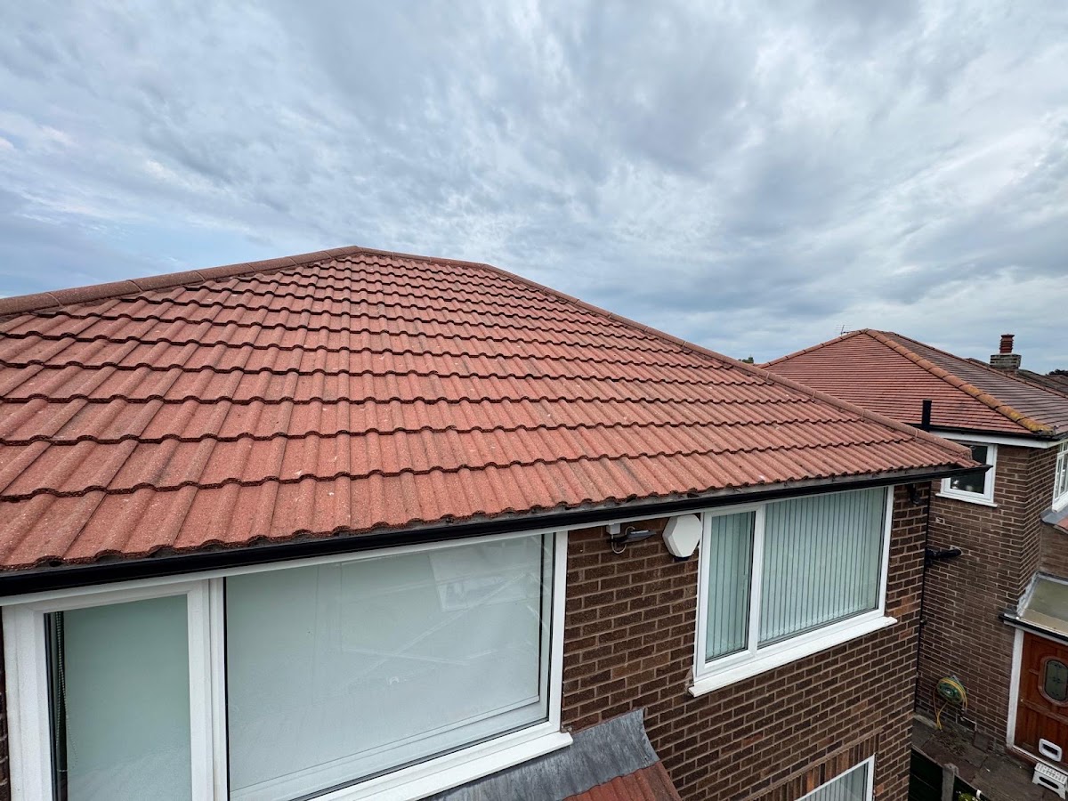 A P George Professional Exterior Cleaning Services — recent job in Stockport