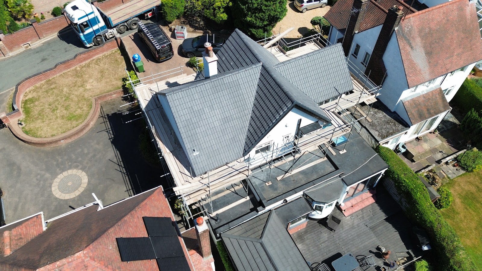 A Snows Roofing Services — a real roofers website generated from its Google listing