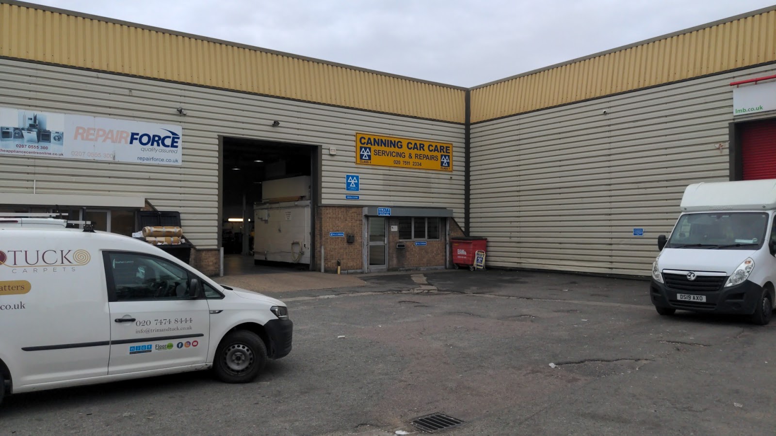 Canning Car Care — a real mechanics & garages website generated from its Google listing