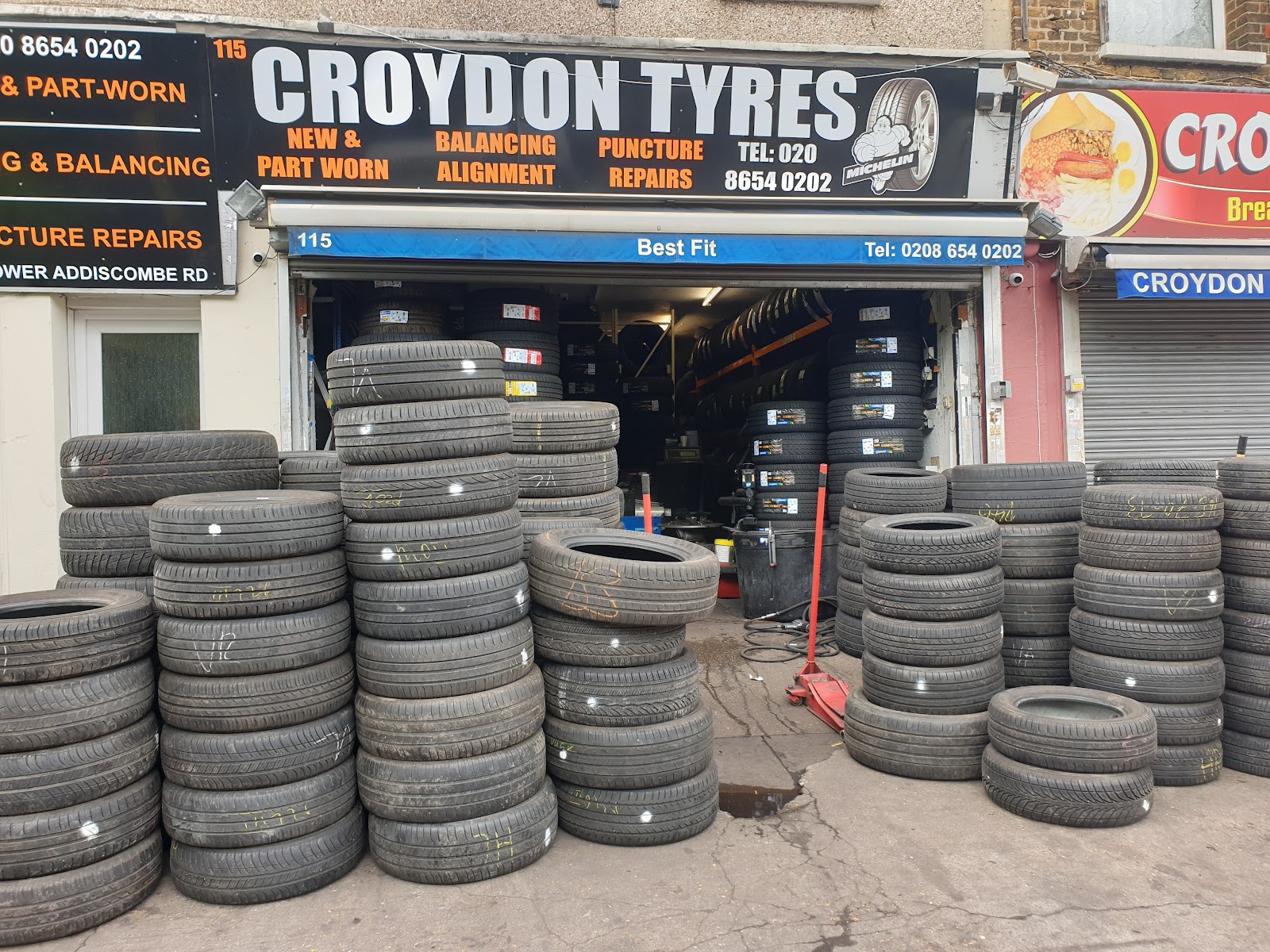 Croydon Tyres — a real tyre shops & tyre fitters website generated from its Google listing