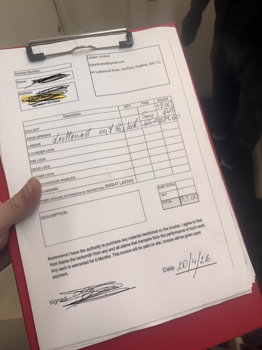 Fix Locksmiths — recent job in Southall