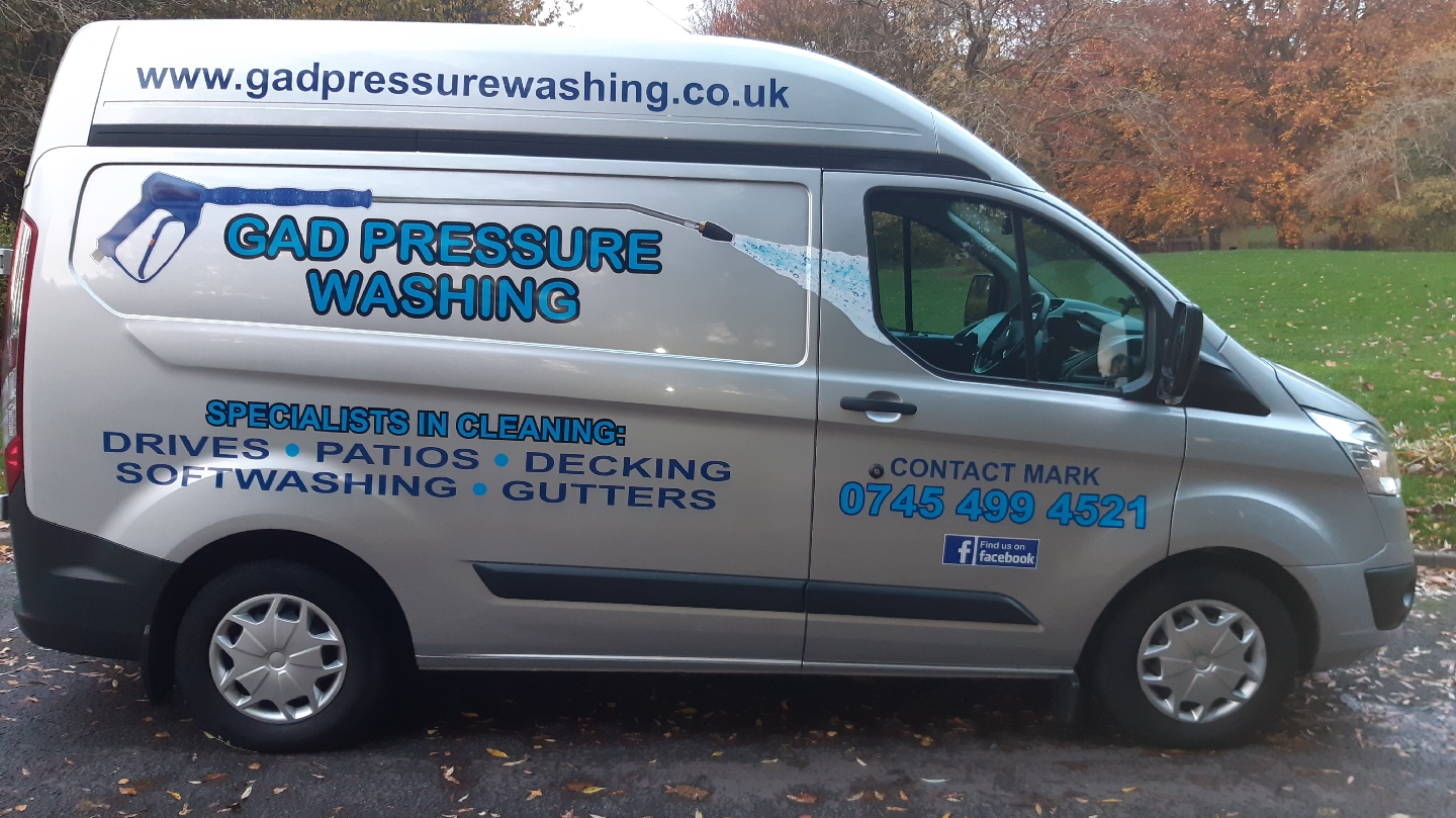 Gad Pressure Washing — website preview in the Forge design