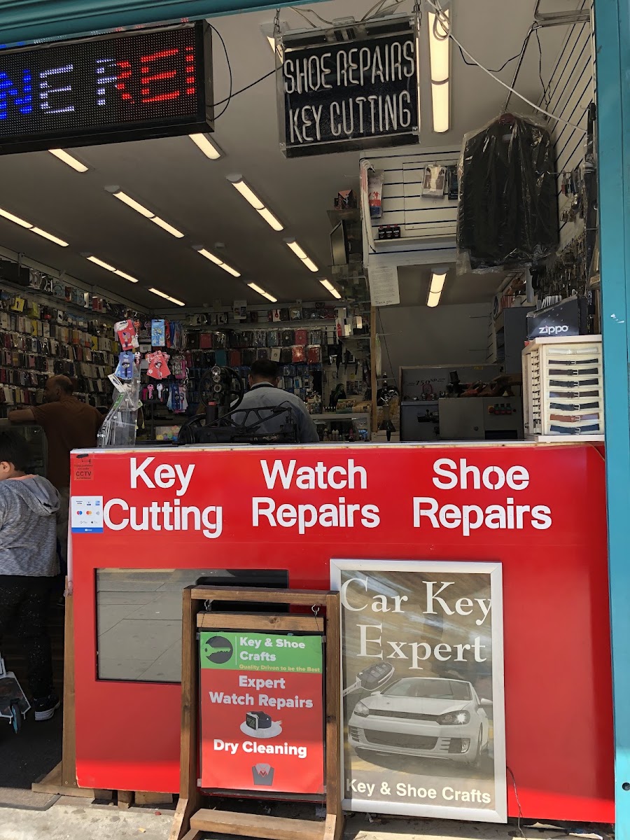 key & Shoe Crafts - Key Cutting & Watch Repairs — recent job in London